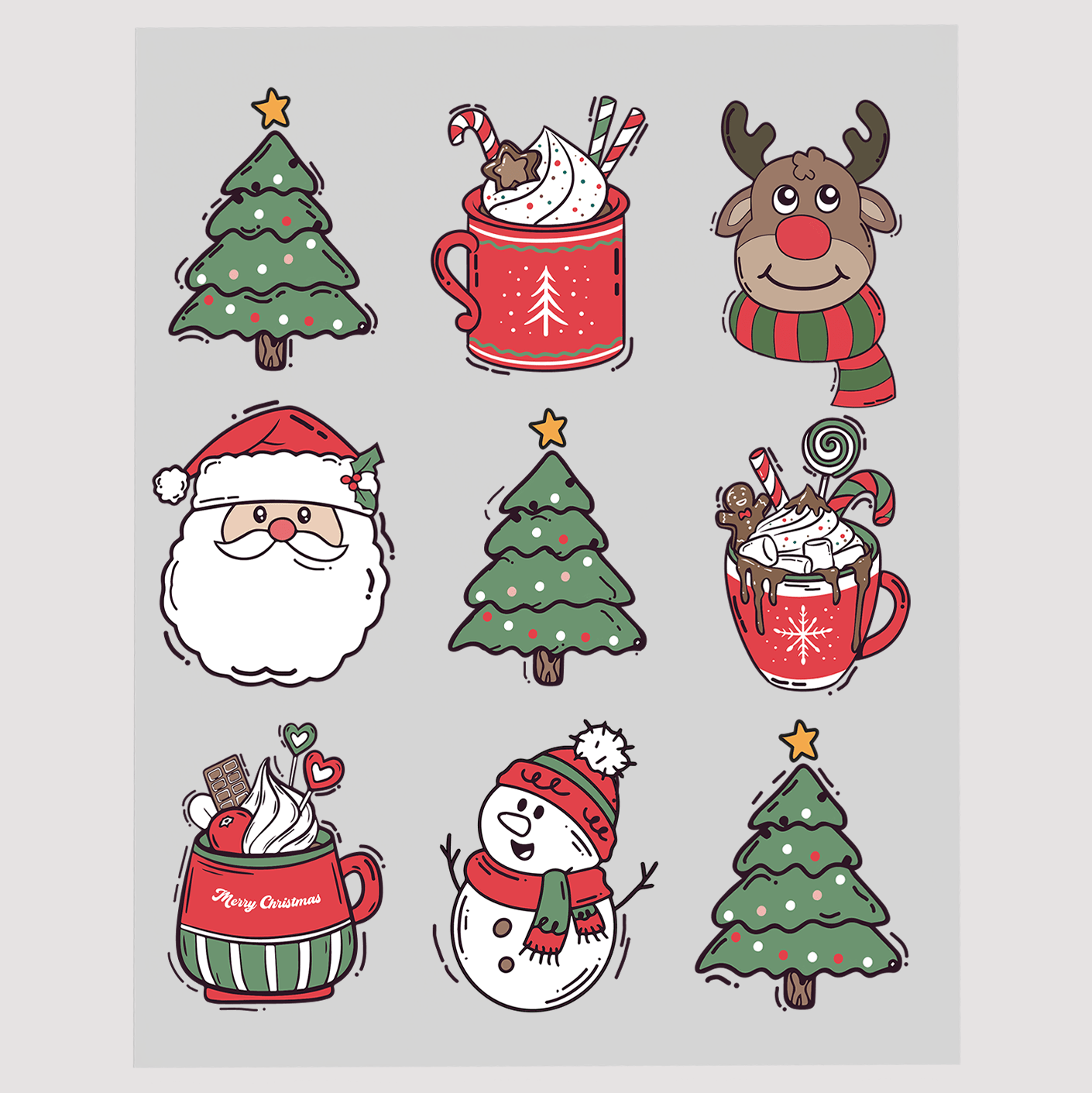 Christmas Season DTF Transfer