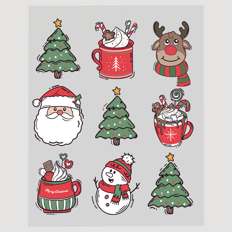 Christmas Season DTF Transfer