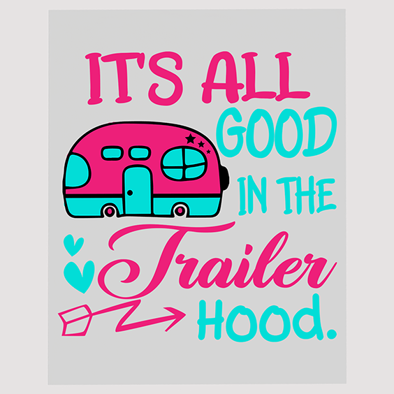 Trailer Hood Camper Life DTF Transfer