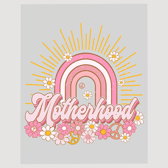 Radiant Motherhood Graphic Ready To Press DTF Transfer
