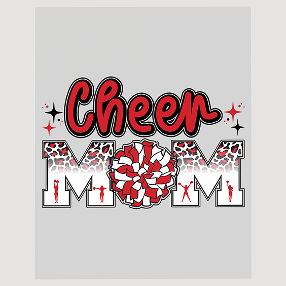 Cheer Mama Pom-Pom Ready to Press DTF Transfers