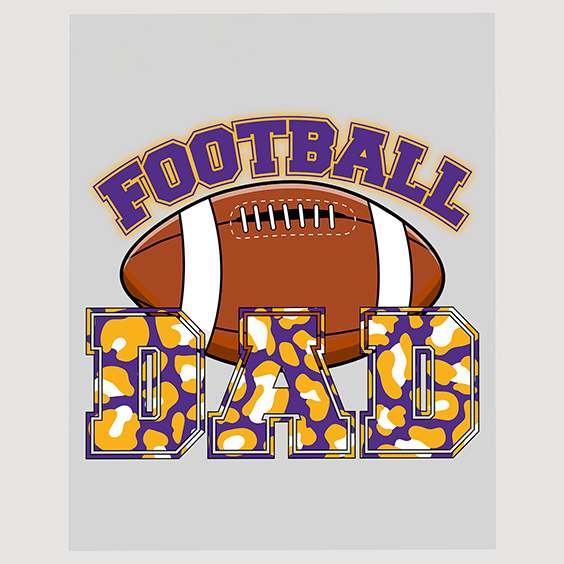 Proud Football Dad Ready to Press DTF Transfer