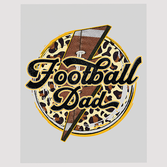 Fashionable Football Dad Ready to Press DTF Transfer