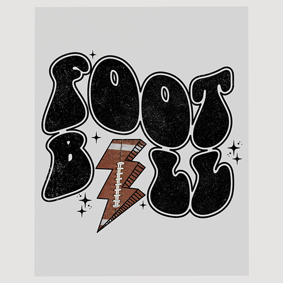 Classic Football Enthusiast Ready to Press DTF Transfer