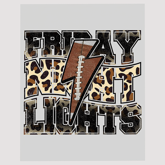 Friday Night Lights Football Ready To Press DTF Transfer